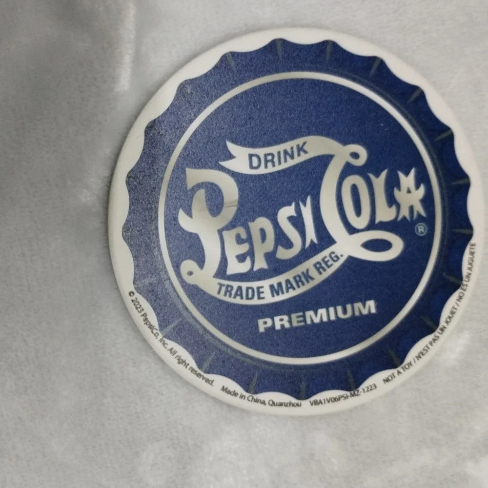 Pepsi Cola Ceramic Coaster Set of 4 Bottle Cap Style Retro Soda‎ Bar Decor